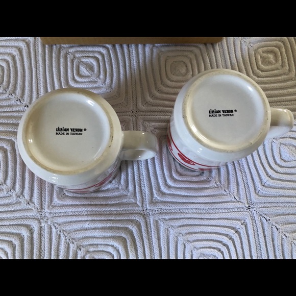 NIB VINTAGE LILLIAN VERNON HEART MUGS - Picture 5 of 7